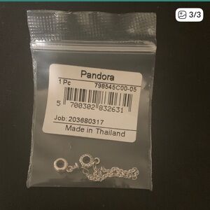 Pandora Me Micro Silver Safety Chain